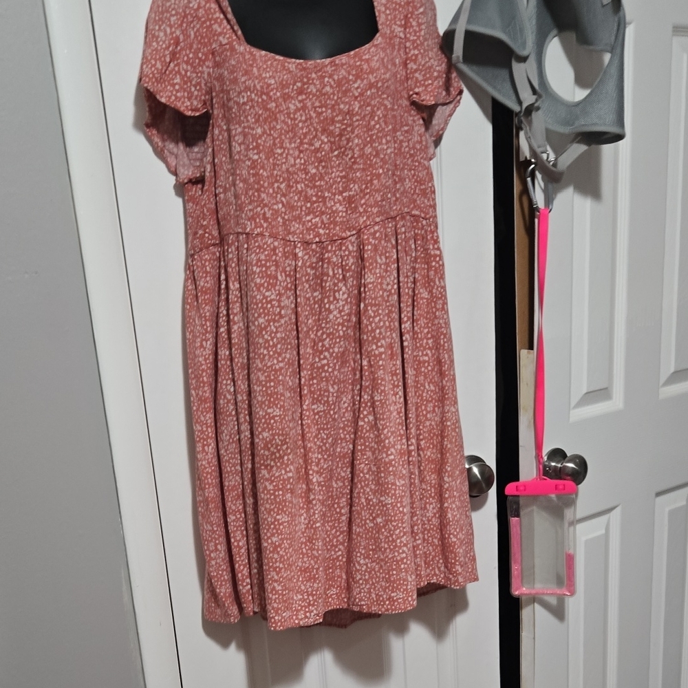 Maurices Pink Backless Dress